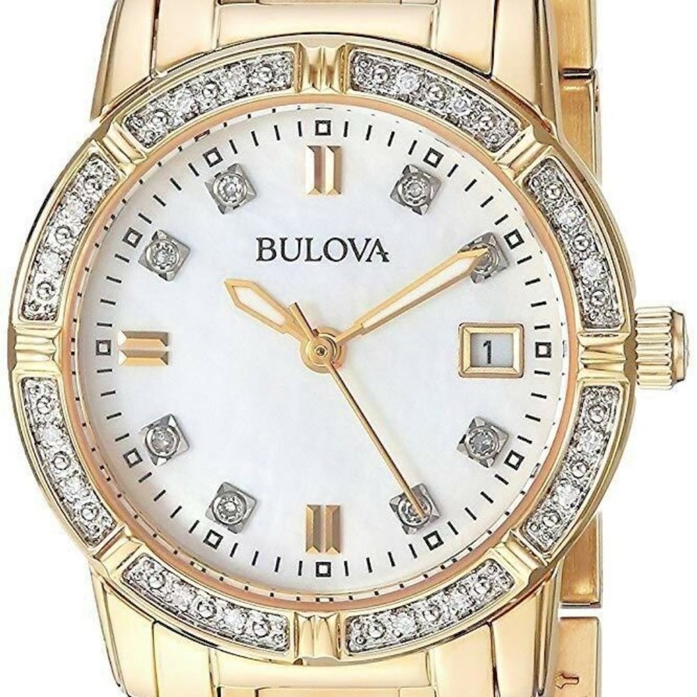 SALE! Bulova Women's Gold Accent 26mm watch